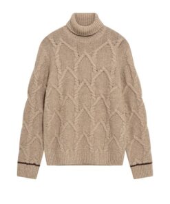 Mos Mosh Gallery MMGBarnie Cable Rollneck Knit Incense