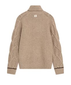 Mos Mosh Gallery MMGBarnie Cable Rollneck Knit Incense