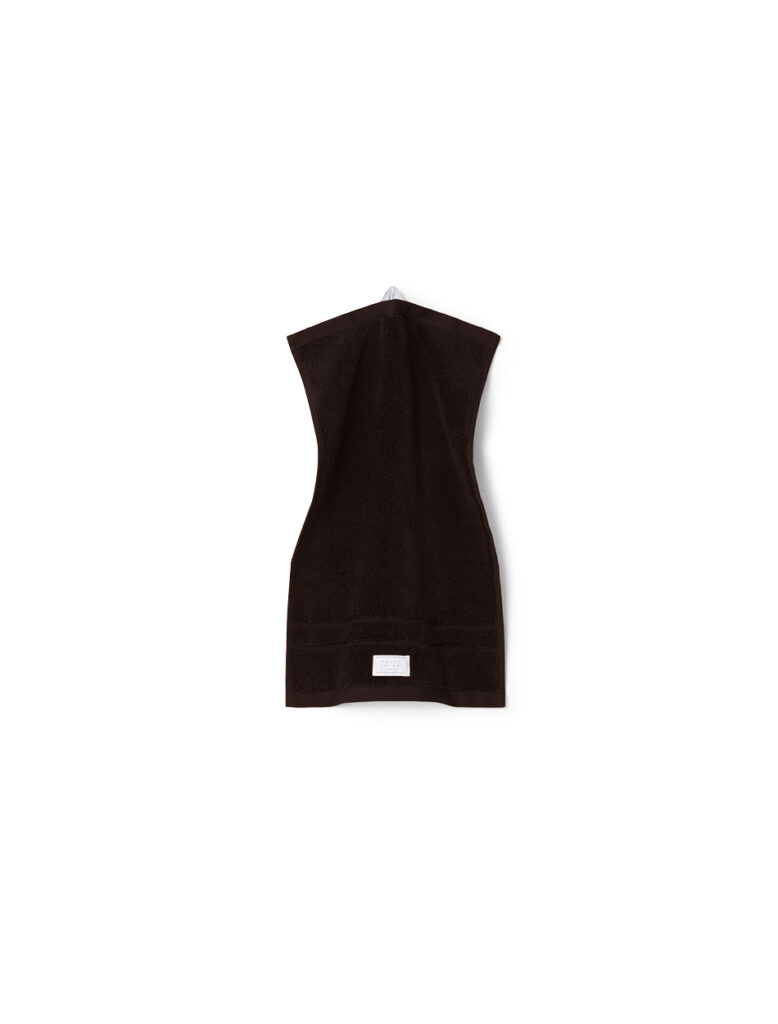 Pelle Vävare Guest Towel Skrea 30×50 Espresso Brown