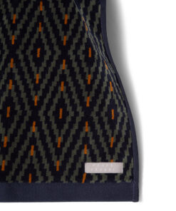 Pelle Vävare Hand Towel Seskarö 50X70 Dark Blue/Green/Cognac