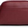 Tommy Hilfiger Perforated Pocket Enamel Flag Washbag Bordeaux