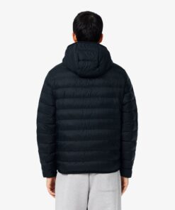 Lacoste Water Repellent Down Windbreaker Black