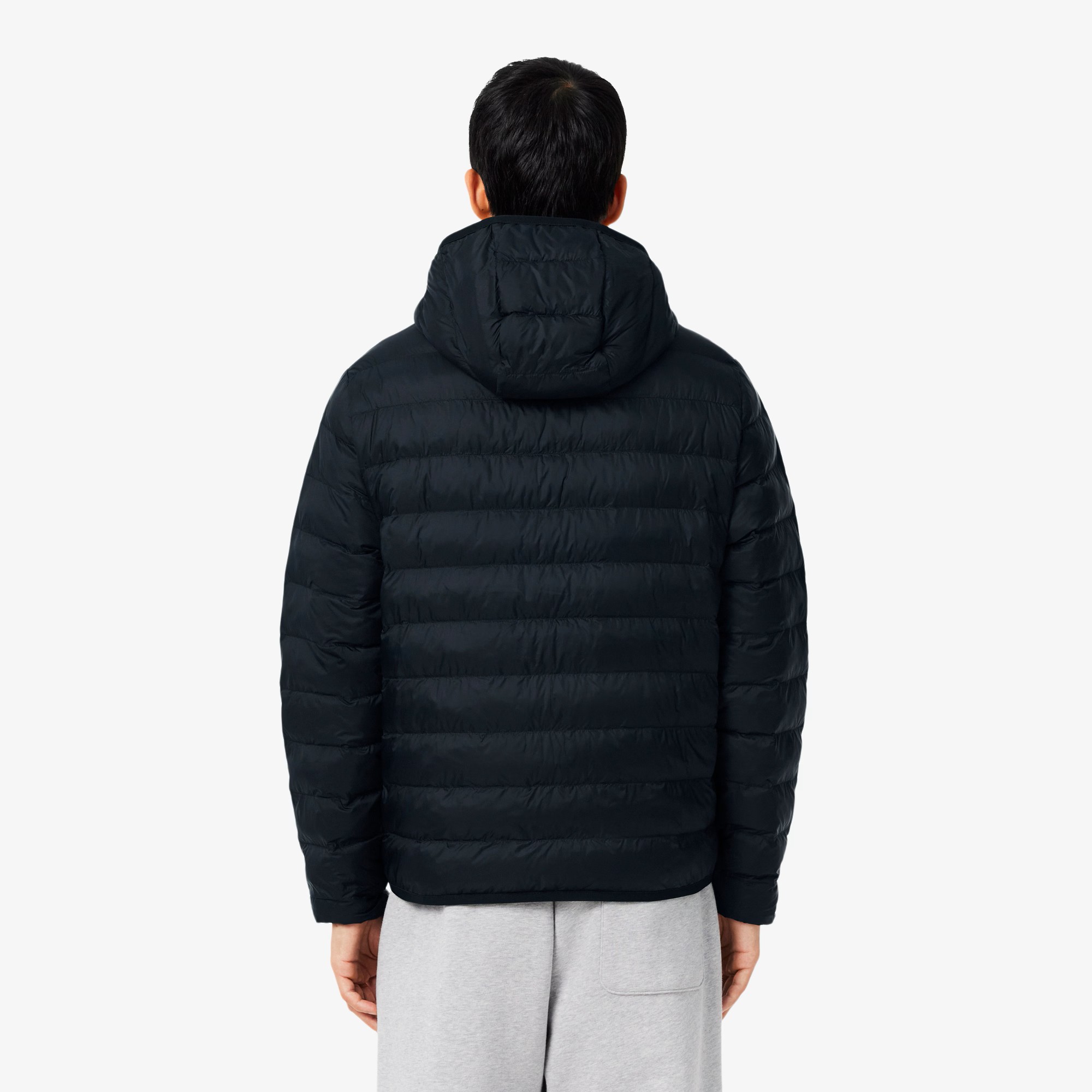 Lacoste Water Repellent Down Windbreaker Black