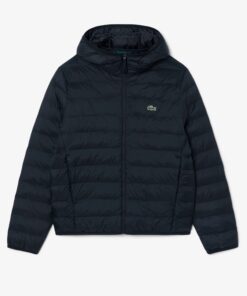 Lacoste Water Repellent Down Windbreaker Black
