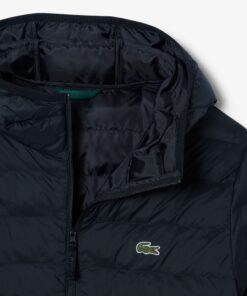 Lacoste Water Repellent Down Windbreaker Black