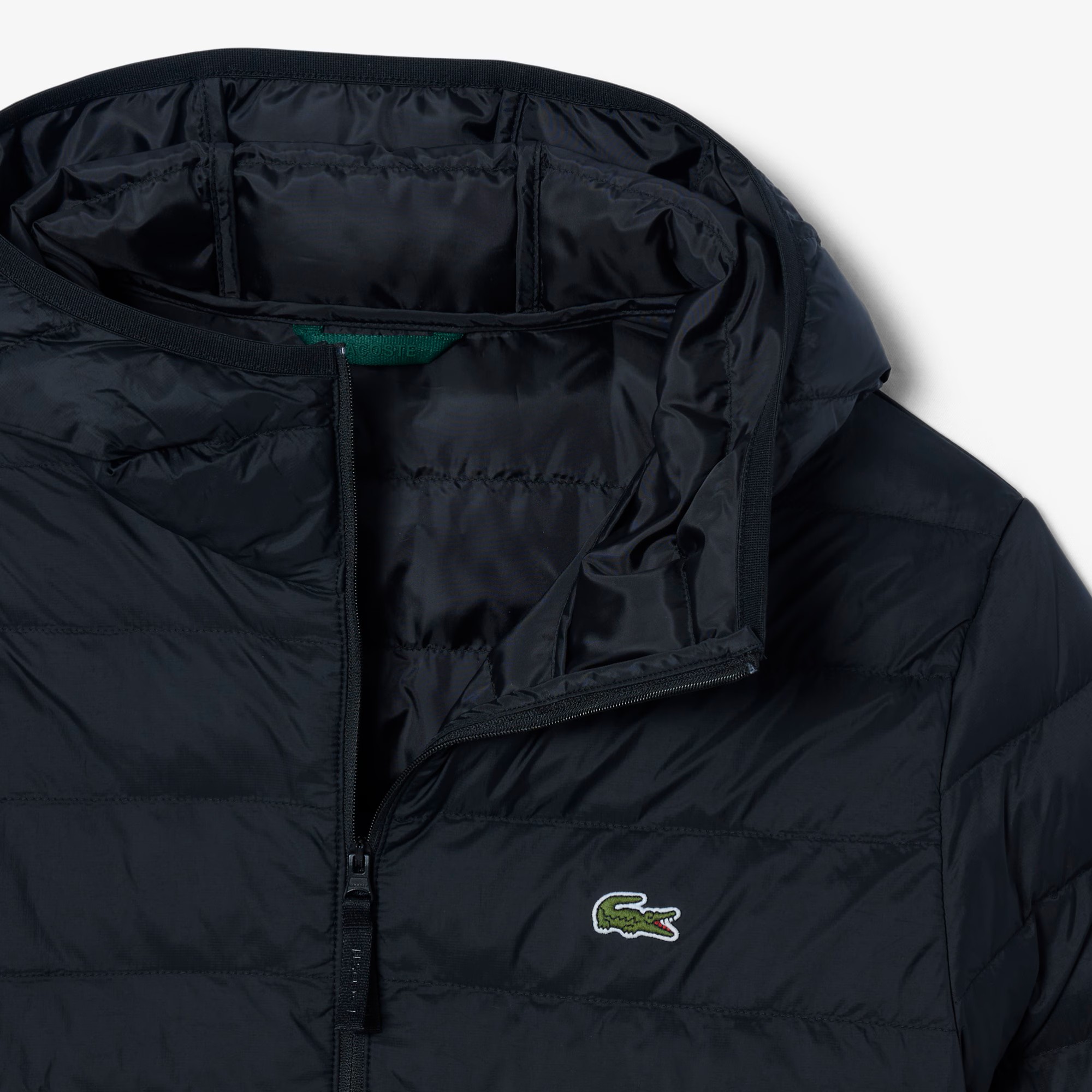 Lacoste Water Repellent Down Windbreaker Black