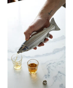 Gentlemen’s Hardware Fish Hip Flask (130ml) - Prize Catch