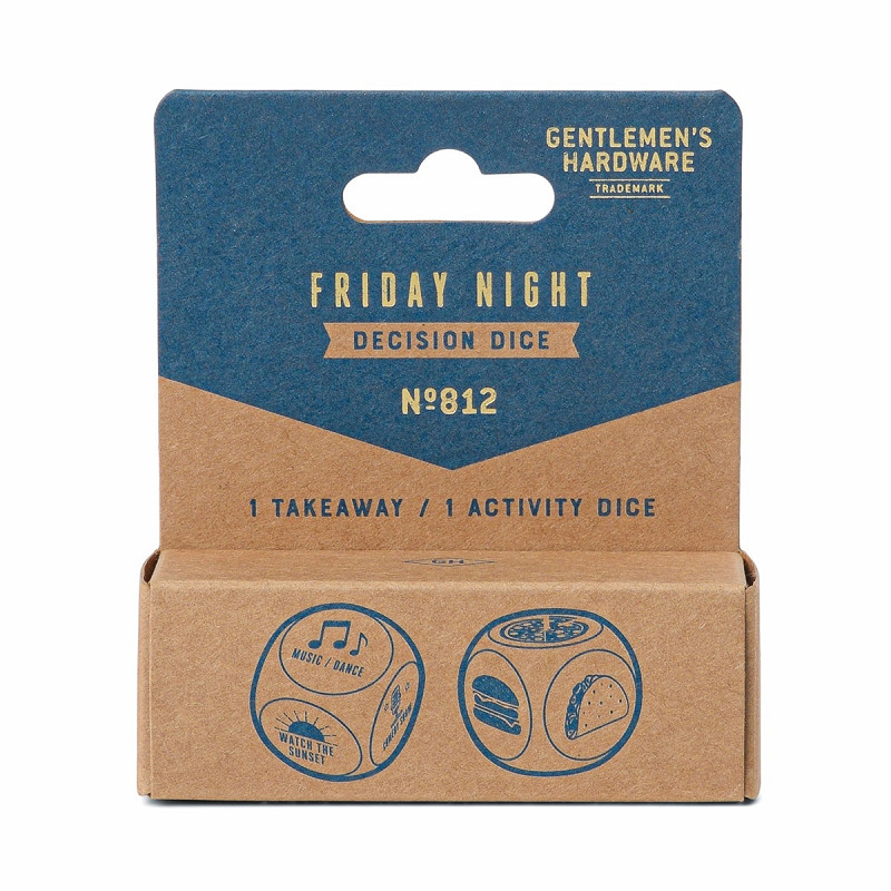 Gentlemen's Hardware Friday Night Dice (set of 2)
