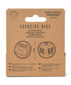 Gentlemen’s Hardware Exercise Dice (set of 2)