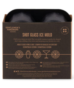 Gentlemen’s Hardware Ice Cube Shot Glass Mould