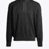 Parajumpers Basic Scoe Half Zip Cardigan BLACK