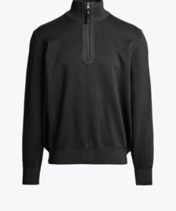 Parajumpers Basic Scoe Half Zip Cardigan BLACK