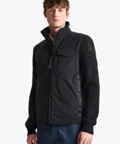 Parajumpers Steel River Hybrid Cardigan Black