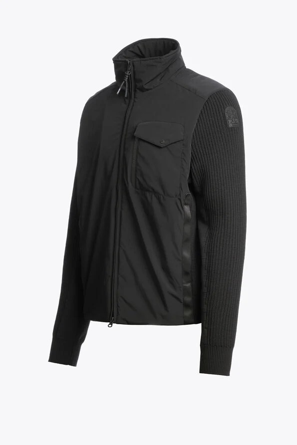 Parajumpers Steel River Hybrid Cardigan Black