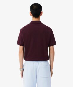 Lacoste Classic Fit L.12.12 Original Polo Shirt Dark Burgundy