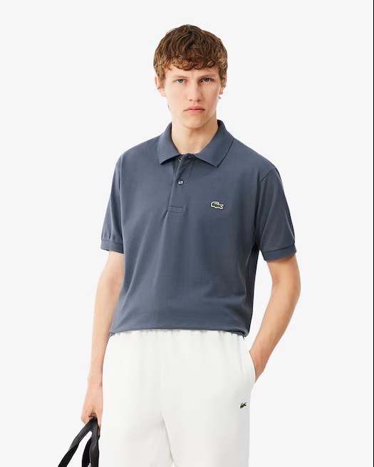 Lacoste Classic Fit L.12.12 Original Polo Shirt Grey