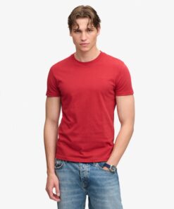 Superdry SD&Co Logo Embroidered T-shirt Expedition Red