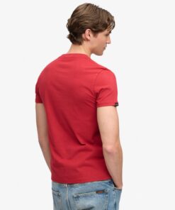 Superdry SD&Co Logo Embroidered T-shirt Expedition Red
