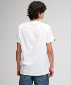Superdry Essential Stacked Logo Embroidered T-shirt Optic White