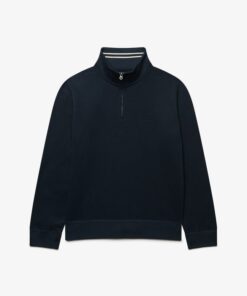 Superdry Essential Serif Logo Half Zip Sweatshirt Dark Navy