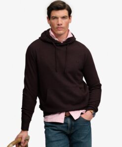 Superdry Essential SD Co Logo Hoodie Heritage Port Marl