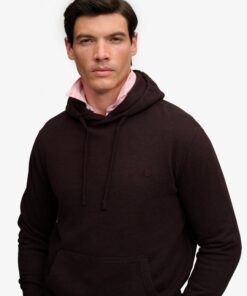 Superdry Essential SD Co Logo Hoodie Heritage Port Marl