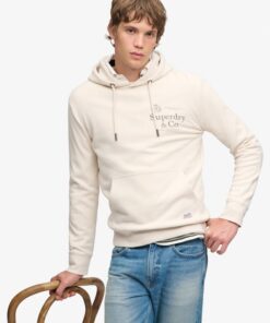Superdry 1954 Company Relaxed Hoodie Birch