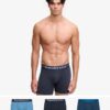 Superdry Superdry & Co Boxer Triple Pack Navy Marl/Indigo Marl/BlueGrit