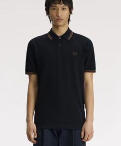 Fred Perry The Fred Perry Shirt Navy / Bronze / Bronze