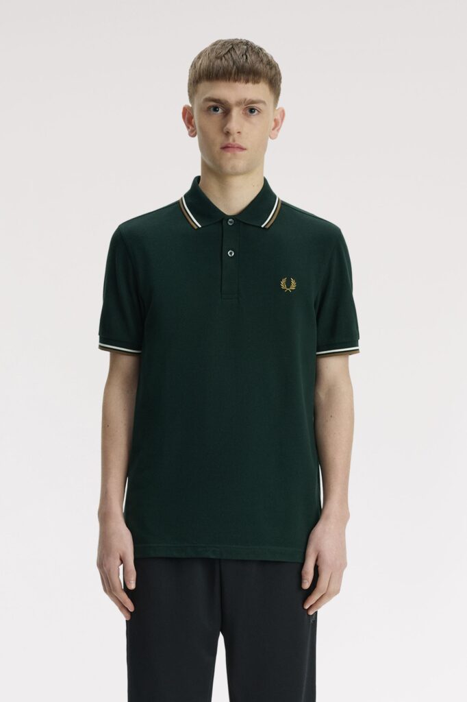 Fred Perry The Fred Perry Shirt Grassroots / Ecru / Bronze