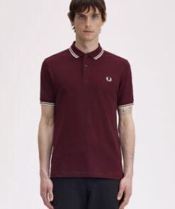 Fred Perry The Fred Perry Shirt Oxblood / Ecru