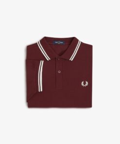 Fred Perry The Fred Perry Shirt Oxblood / Ecru