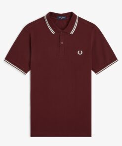Fred Perry The Fred Perry Shirt Oxblood / Ecru