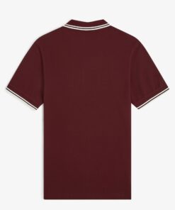 Fred Perry The Fred Perry Shirt Oxblood / Ecru