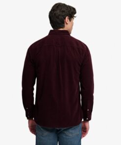 Superdry Classic Needle Cord Shirt Winter Port