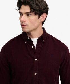 Superdry Classic Needle Cord Shirt Winter Port