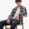 Superdry Long Sleeve Cotton Lumberjack Shirt Skylar Check White