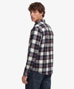 Superdry Long Sleeve Cotton Lumberjack Shirt Skylar Check White