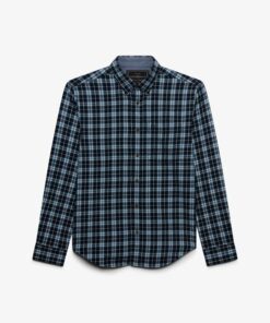 Superdry Long Sleeve Cotton Lumberjack Shirt Cambell Navy Check