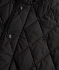 Superdry Quilted Estate Jacket Meteorite Black