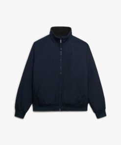 Superdry City Fleece Lined Jacket Eclipse Navy