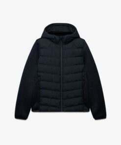 Superdry Hooded Storm Knit Hybrid Jacket Eclipse Navy