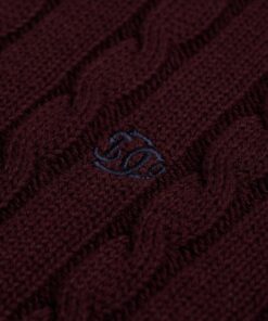 Superdry Cable Knit Crew Jumper Winter Port