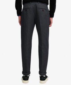 Superdry Premium Textured Regular Chinos Textured Charcoal