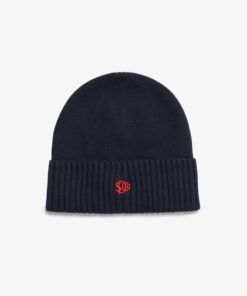 Superdry SD Logo Beanie Hat Eclipse Navy