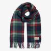 Superdry Heritage Checked Scarf Burford Check Navy