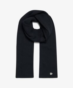 Superdry SD&Co Logo Knitted Scarf Black