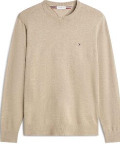 Tommy Hilfiger Essential Cotton Crew Neck Timeless Camel