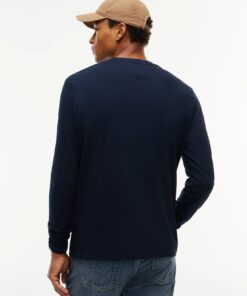 Tommy Hilfiger 1985 Graphic Long Sleeve T-Shirt Navy Blue