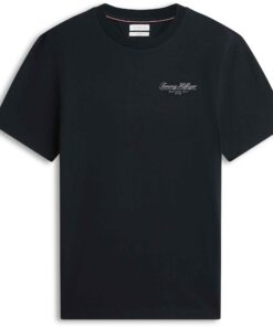 Tommy Hilfiger Brand Love Small Script Tee Desert Sky